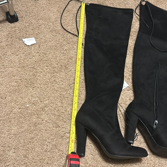 NIB Mossimo knee high suede high heel boot - Picture 6 of 9